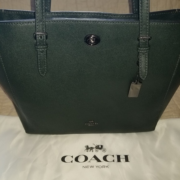 Coach turnlock tote Clearance